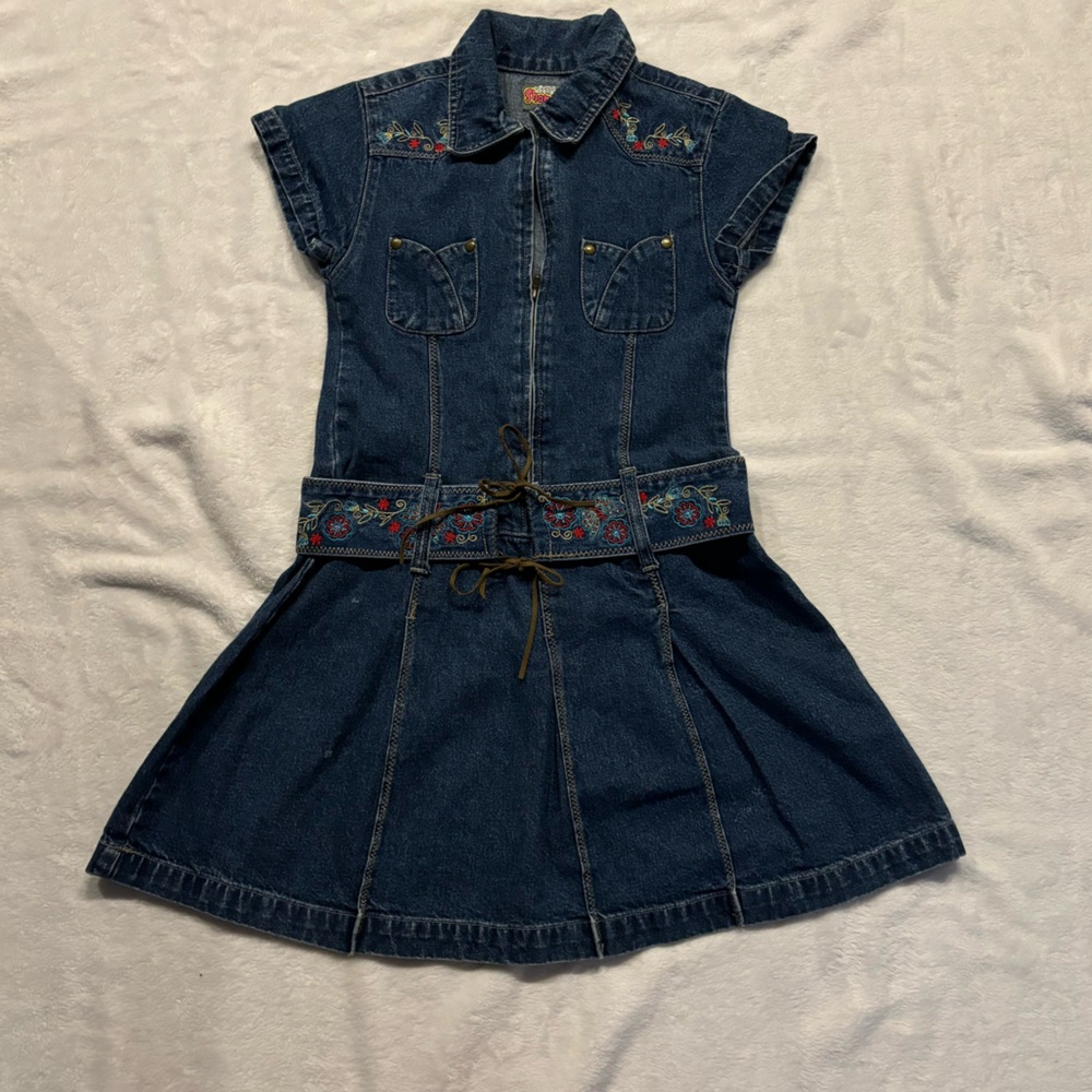 Vintage Shampoo brand Denim Embroidered Dress